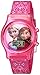 Disney Kids' FZN3560 Frozen Anna and Elsa Pink Watch with Plastic Band
