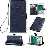 Zeebox iPhone 7 手帳型 ケース カバー 高品質 落下防止 保護カバー 財布型ケース カード収納ホルダー＆ストラップ付き マグネット式 Apple iPhone7 対応 無期限生涯補償付