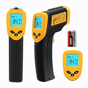 Etekcity Lasergrip 774 (ETC 8380) Digital Infrared (IR) Thermometer with Laser Sight, -58~+716°F, 12:1 D:S, Instant-read Temperature Gun, Battery Included