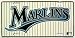 LP - 598 Florida Marlins MLB Baseball License Plate - 663