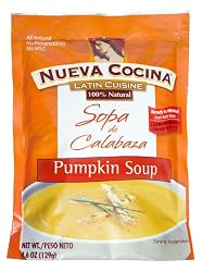Nueva Cocina Pumpkin Soup with Ginger, 5-Ounce Pouches (Pack of 6)