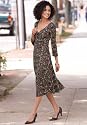 Chadwicks Mock-Wrap Jersey Dress