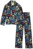AME Sleepwear Boys 8-20 Spidey Spider Coat Pajama