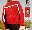 Mens Bike Winter Cycling Shirt Jersey by Maks:Free Shipping