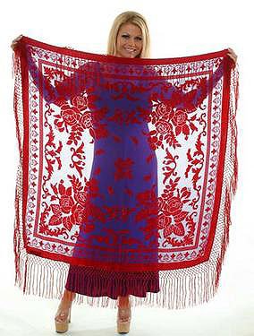 Beaded Velvet Square Scarf Hip Wrap Shawl Belly Dance