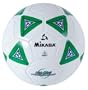 Mikasa Serious Soccer Ball (Green/White, Size 5)