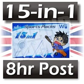 15 in 1 Sports Accessory Pack For Nintendo Wii/Remote