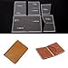 NW Certificates Case Acrylic Template Leather Pattern Acrylic Leather Pattern Leather Templates for Wallet