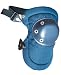 Plastic Cap Knee Pad w/ buckle Closures - Blue - One Size
