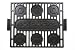 NCAA University of Oregon Ducks Sports Cast Iron Branding Iron Grill Accessory