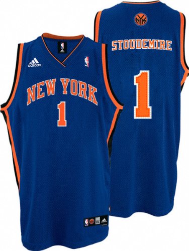 NBA New York Knicks Amar'E Stoudemire Swingman Jersey (Royal, Large)