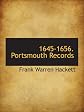 1645-1656. Portsmouth Records