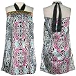 ROMEO & JULIET COUTURE Charmeuse Halter Dress W/ Sequins