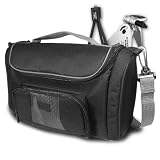 USA Gear Professional Series Photo and Video Bag with FlexWall Organization for Canon VIXIA and Panasonic Camcorders - includes Two Adaptable Mini Tripods