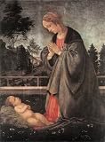 Acrylic Keyring Lippi Filippino Adoration of the Child c1483