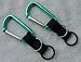 Tools & Hardware : (2) Water Bottle Holders W/ Green Aluminum Carabiner Attachments