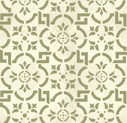 Free Moroccan Wall Stencil Template