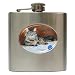Limited Edition Violano Hip Flask Tabby Cat