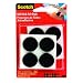 3M Scotch Self-Stick Felt Pads, Brown,  1-1/16-Incch, 6-Pack (758ES)