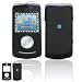 Black Rubber Feel with White Diamonds Snap-On Cover Hard Case Cell Phone Protector for LG Chocolate 3 VX-8560 VX8560 [Beyond Cell Packaging]