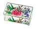 Hummingbird Glass Trinket Box