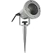 Gartenstrahler mit Erdspiess silber GU10
