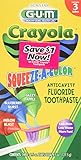 GUM CrayolaTM SQUEEZE-A-COLOR Toothpaste