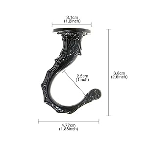 Saim Swag Hooks For Ceiling Hanging Heavy Duty With Hardware Set