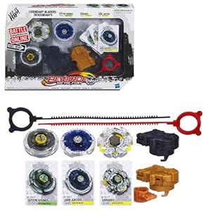 Beyblade Metal Fury Performance Top System Legendary Bladers Descendants Set