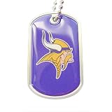 Minnesota Vikings Dog Tag Domed Necklace Charm Set