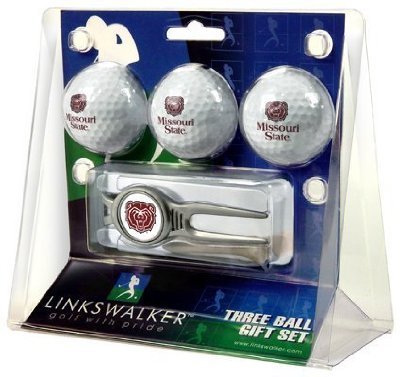 Missouri State Bears 3 Golf Ball Gift Pack W/ Kool Tool - Ncaa College Athletics