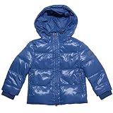 Review   / Kids Blue Ribbed Cuff Hooded Down Jacket by ADD