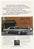 1973 Oldsmobile Ninety-Eight Regency Henredon Furn Print Ad
