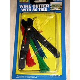 SET OF TWO PACKAGES WIRE CABLE TIES 80 4