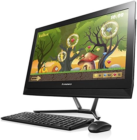 Lenovo C50 23-inch High Performance Full HD All-in-One Desktop, Intel i5-5200U Processor(3M Cache, up to 2.7GHz), 8GB Memory, 1TB HDD, DVD, 1080p FHD 1920X1080, Webcam, Windows 10