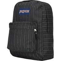 Jansport Blue and Black Zebra Stripe Superbreak Backpack