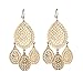 Girl Era Womens Gorgeous Multilayer Filigree Earrings Drop Hoop Earrings
