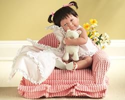 Baby Isabella 14" Girl w/Blanket & Kitten Special Ed Berenguer Doll