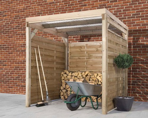 Carport en bois 2.00 X 2.00 Montage Rapide