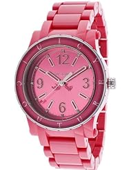 Juicy Couture Womens Watch 1900804 HRH Hot Pink Acrylic Bracelet and hot Pink Case and Dial