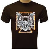 Legends Never Die, Made in the USA Biker T-shirt, Flaming Eagle Iron Cross T-shirt, Chopper T-shirts, Motorcycle T-shirts
