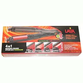 Lava Tech 4 in 1 Rotating Ceramic Styler Iron
