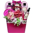 Art of Appreciation Gift Baskets Tickled Pink Sweet Pea Spa Bath and Body Set