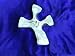 The Beautiful Clinging Cross in Brushed Metal