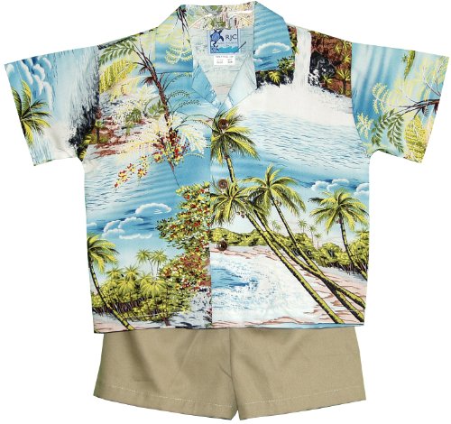 RJC Boys 6 Months to 7 Toddler Paradise Island Surf 2pc Set