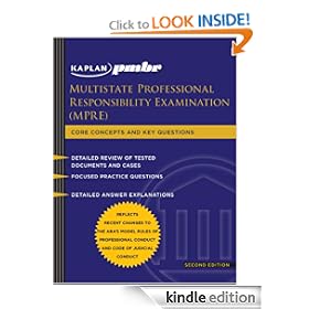 Kaplan PMBR: Multistate Professional Responsibility Exam (MPRE) (Kaplan PMBR Finals)