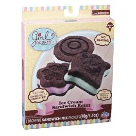 Girl Gourmet Ice Cream Sandwich Maker Refill Pack Brownie by Jakks Pacific
