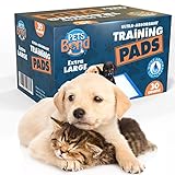 Super Absorbent Xl Puppy Pads By Petsbond, 30pcs, Size 35.5 X 23.5 Inches, Breathable for Side Leakproof The best Training Pad