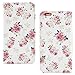 IYCK iPhone 6S Plus Case, iPhone 6 Plus Case Wallet, Premium PU Leather Flip Folio Carrying Magnetic Protective Shell Wallet Case Cover for iPhone 6 / 6S 5.5 with Kickstand Stand - Pink Peony Flower