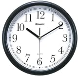 ADVANCE CLOCK CO. 10 Wall Clock [Black]